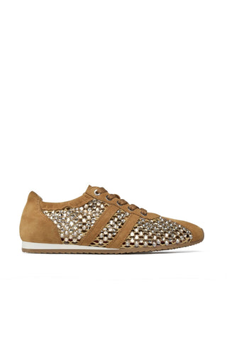 PASA: MUSTARD KID SUEDE/STRASS / 7 - The Edit LLC