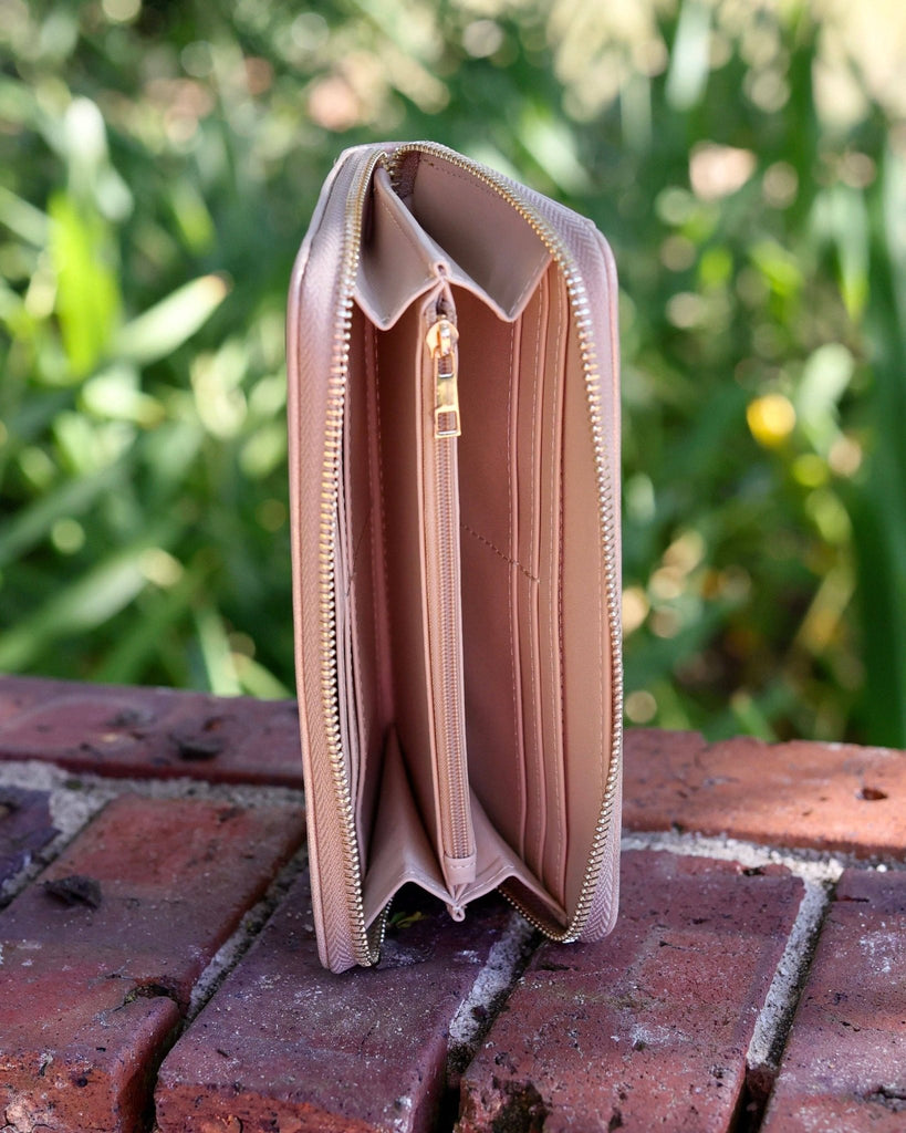 Penelope Wallet Gold Shimmer: Default - The Edit LLC