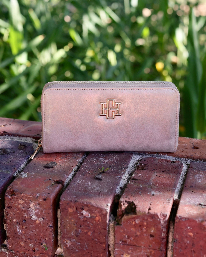 Penelope Wallet Gold Shimmer: Default - The Edit LLC
