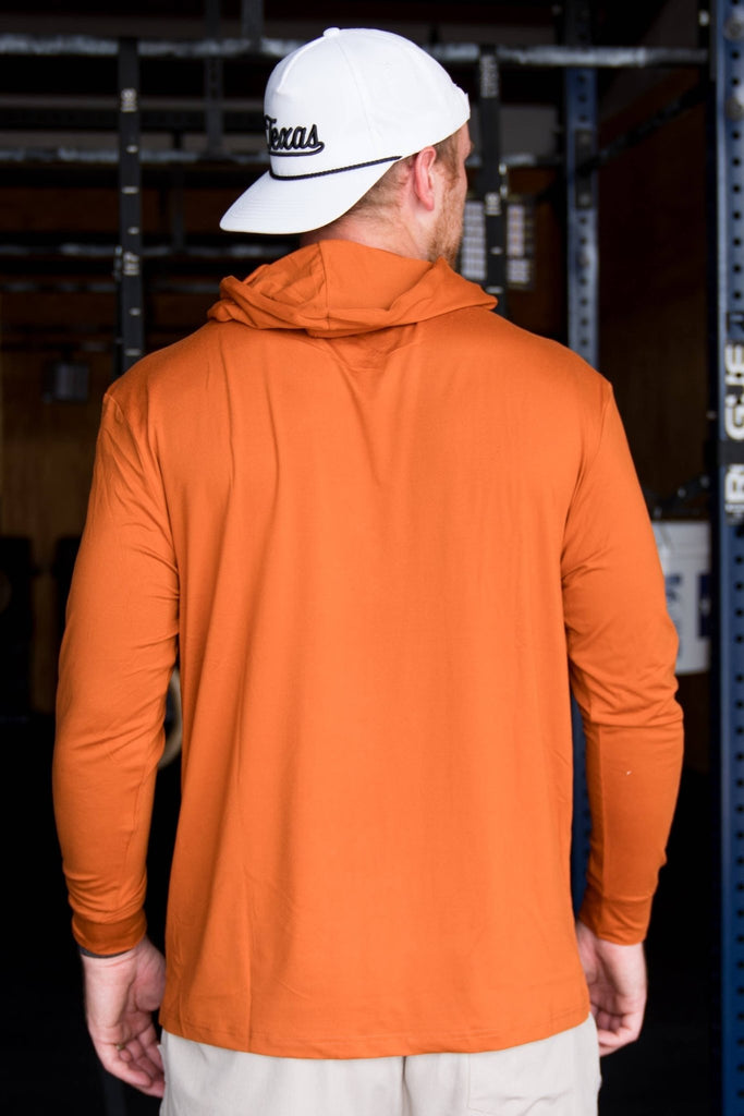 Performance Hoodie - Orange: Large - The Edit LLC