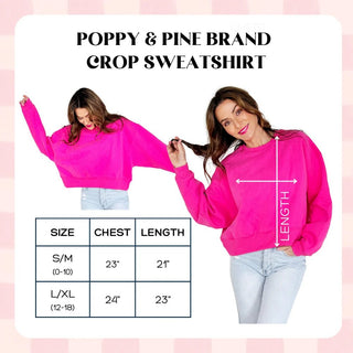 POLKA DOT JACK-O-LANTERN CROP SWEATSHIRT - The Edit LLC