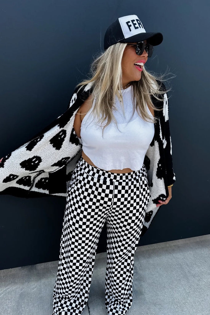 PREORDER - BOLD BLOCK CHECKER PANTS - The Edit LLC