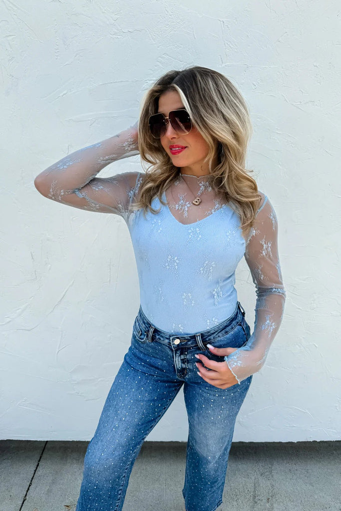 PREORDER - RHINESTONE COWGIRL MID RISE JEAN - The Edit LLC