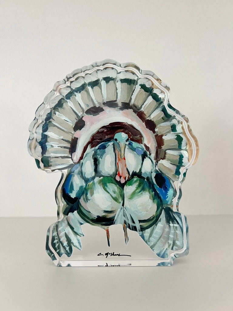 "Preston Gravy" turkey acrylic shelfie - The Edit LLC