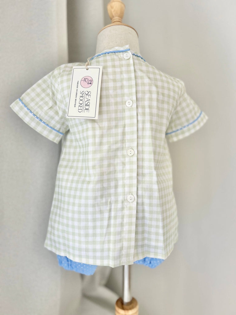 Proper Pups Boys Bloomer Set - Woven: 2t - The Edit LLC
