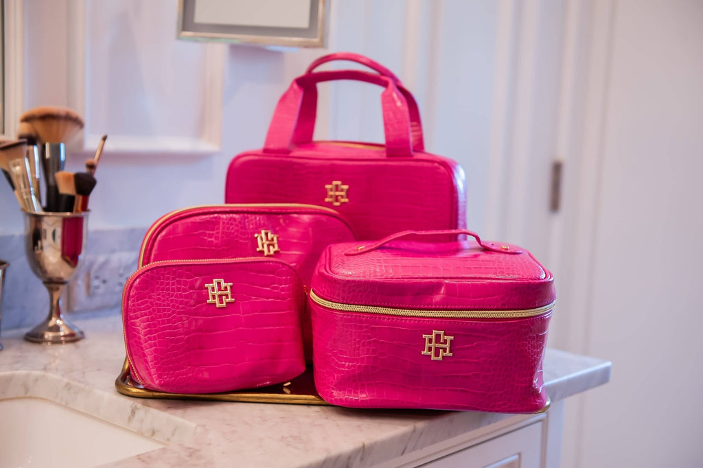 Punta Cana Large Case Hot Pink EC: Default - The Edit LLC