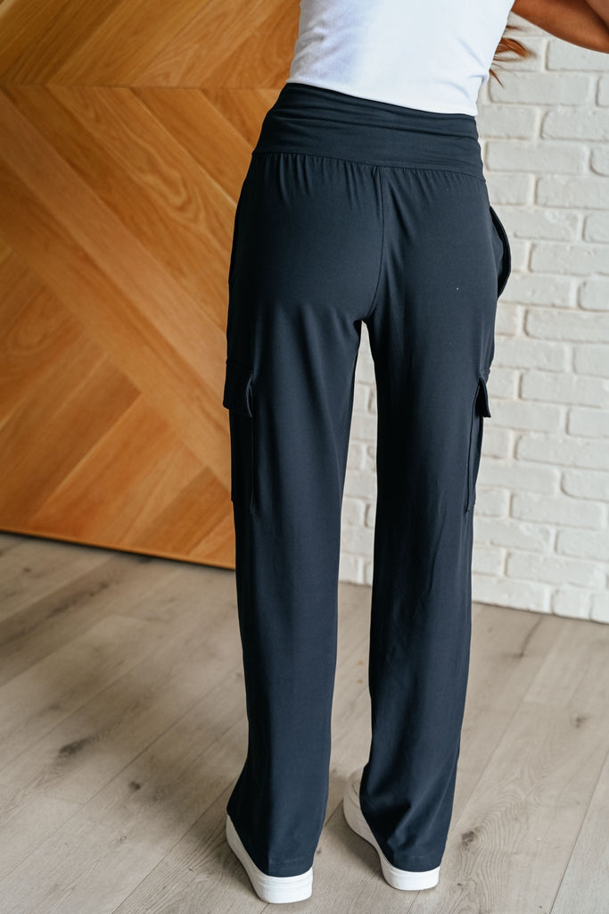 Race to Relax Cargo Pants in Nocturnal Navy - The Edit LLC