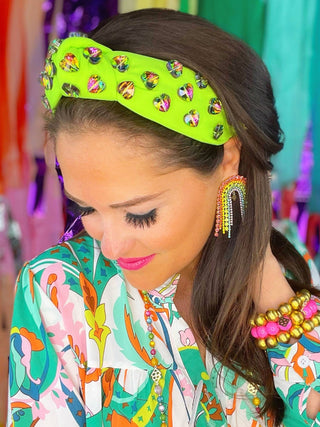 Rainbow Crystal Fringe Earrings - The Edit LLC