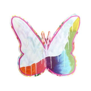 “Rainbow Drippy Butterfly” Sticker - The Edit LLC
