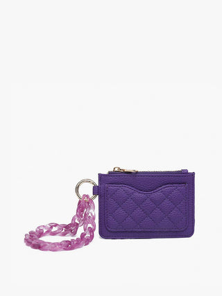 Rhodes Quilted Wallet w/ Chain Bangle | WL2368 : Cupid - The Edit LLC