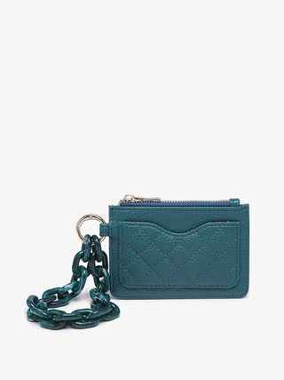 Rhodes Quilted Wallet w/ Chain Bangle | WL2368 : Cupid - The Edit LLC