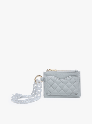 Rhodes Quilted Wallet w/ Chain Bangle | WL2368 : Cupid - The Edit LLC