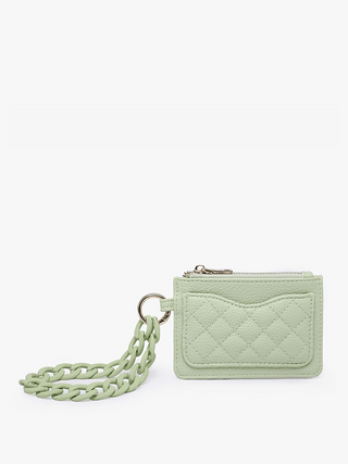 Rhodes Quilted Wallet w/ Chain Bangle | WL2368 : Cupid - The Edit LLC