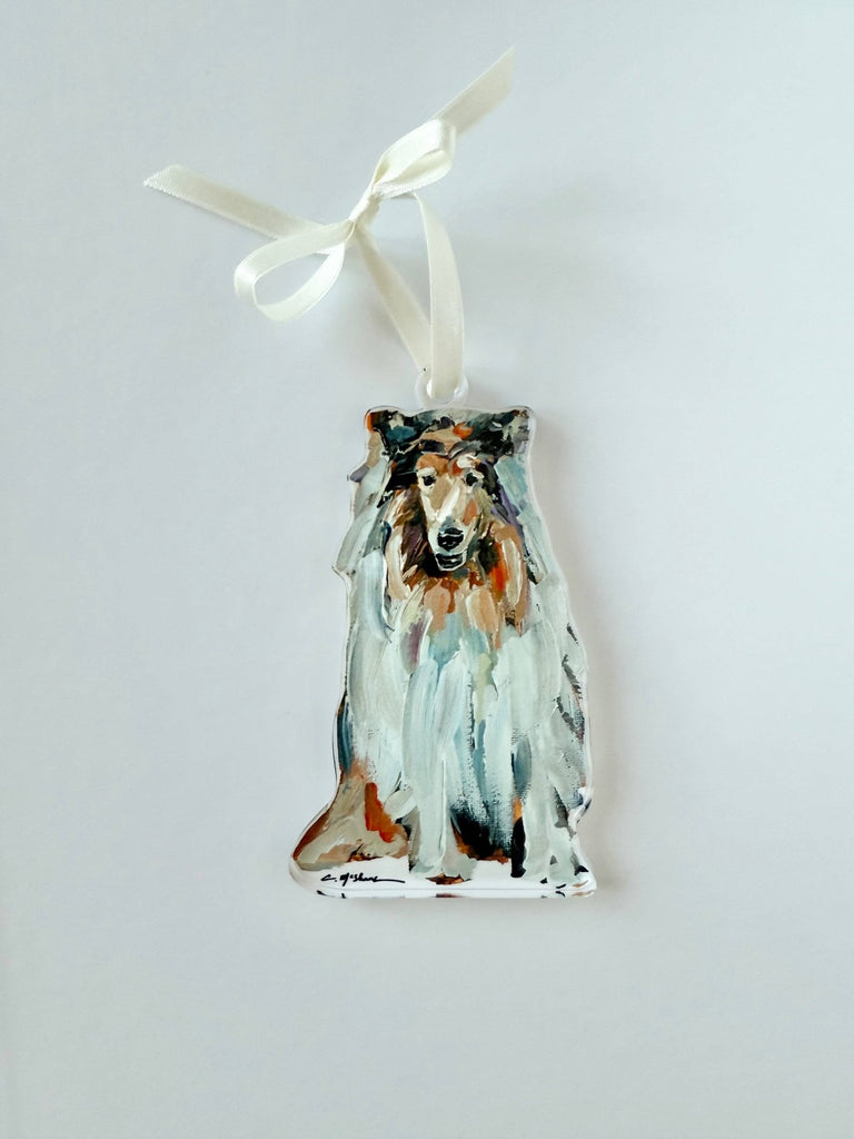 "Rough Collie" ornament : Ornament - The Edit LLC