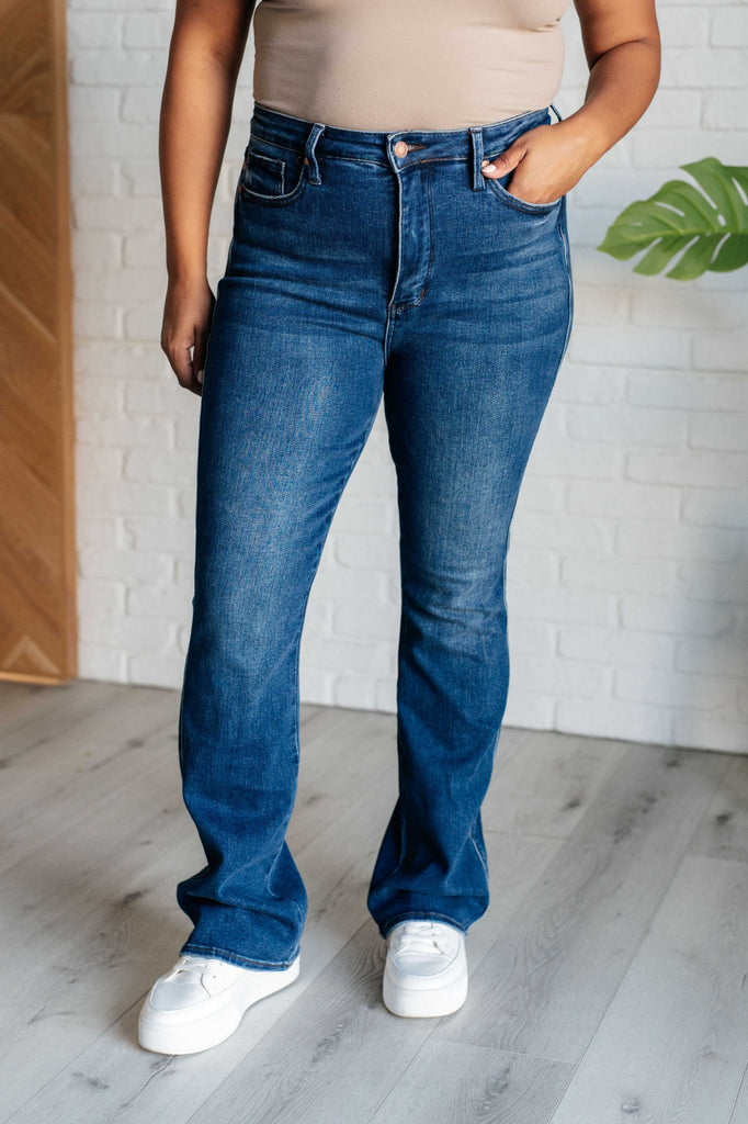 Santana High Rise Control Top Bootcut Jeans - The Edit LLC