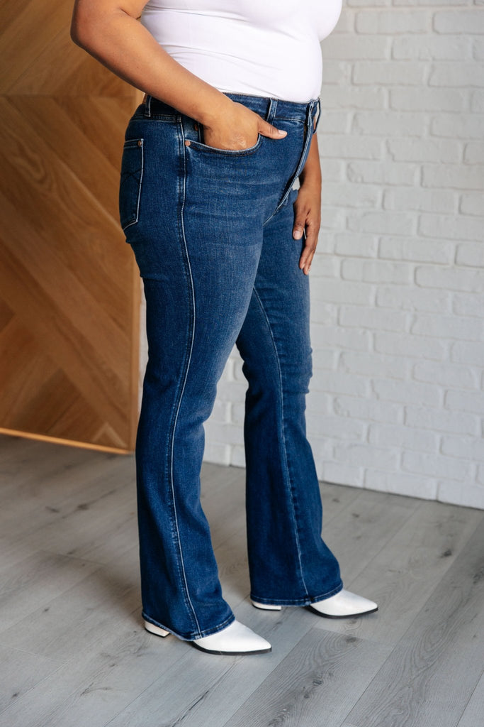 Santana High Rise Control Top Bootcut Jeans - The Edit LLC