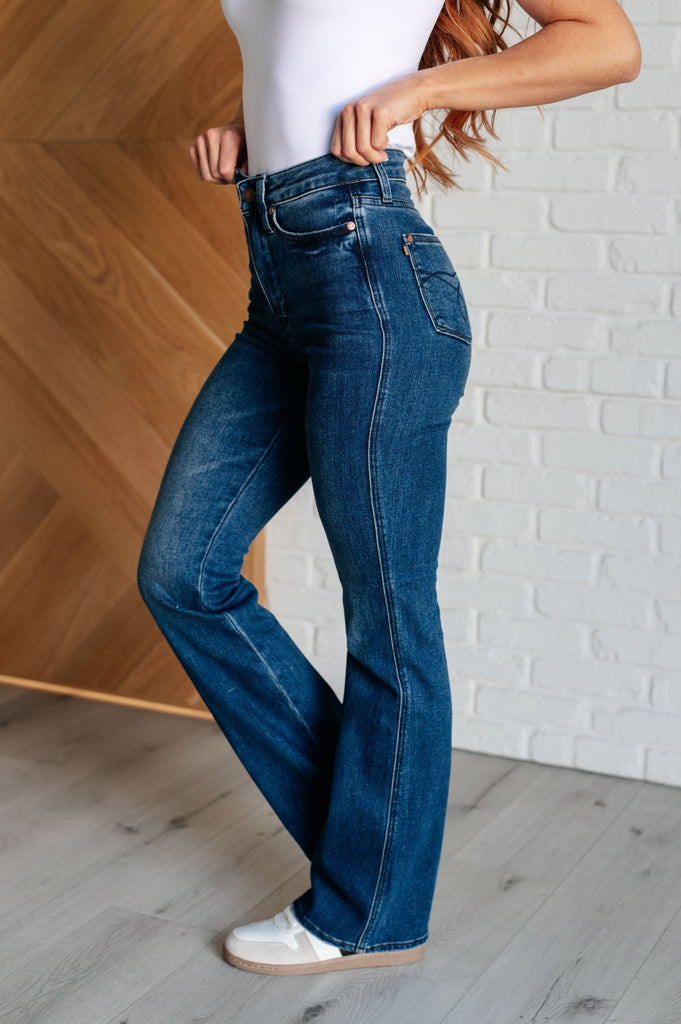 Santana High Rise Control Top Bootcut Jeans - The Edit LLC