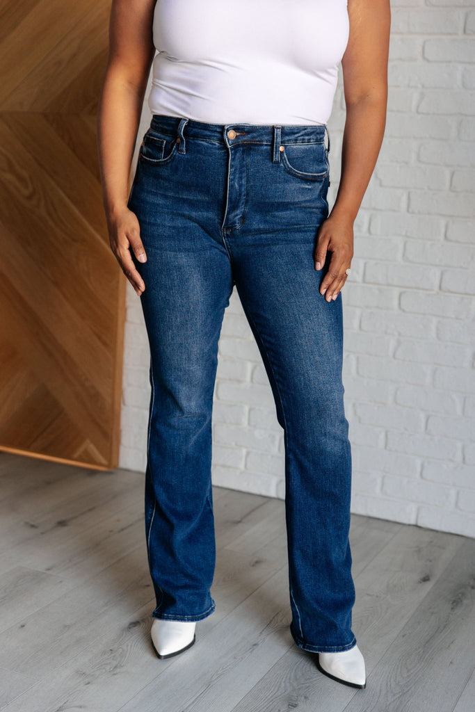 Santana High Rise Control Top Bootcut Jeans - The Edit LLC