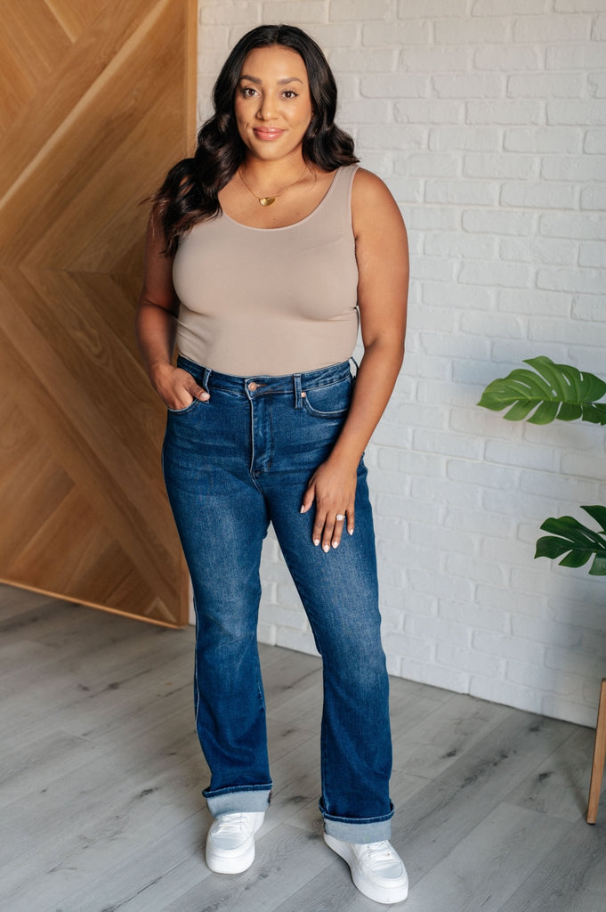 Santana High Rise Control Top Bootcut Jeans - The Edit LLC