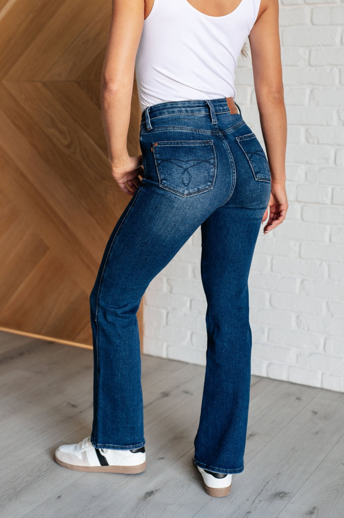 Santana High Rise Control Top Bootcut Jeans (Short Inseam) - The Edit LLC