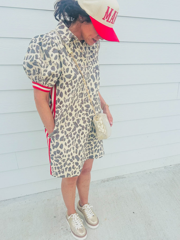 Sassy Thang Leopard Dress - The Edit LLC