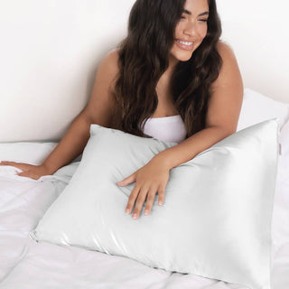 Satin Pillowcase King - Ivory - The Edit LLC
