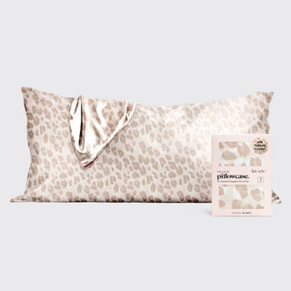 Satin Pillowcase King - Leopard - The Edit LLC