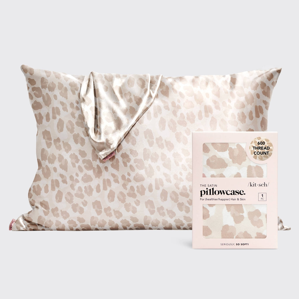 Satin Pillowcase - Leopard - The Edit LLC