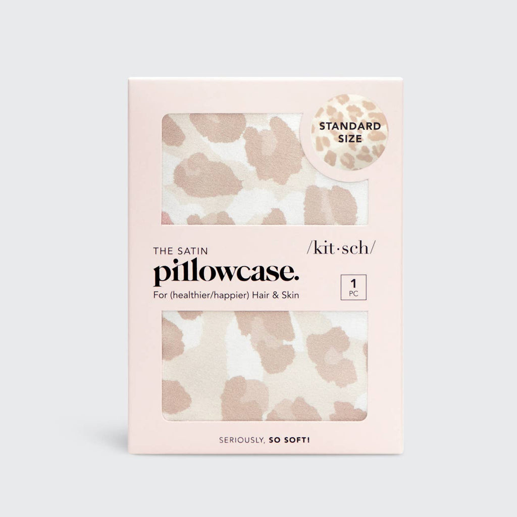 Satin Pillowcase - Leopard - The Edit LLC