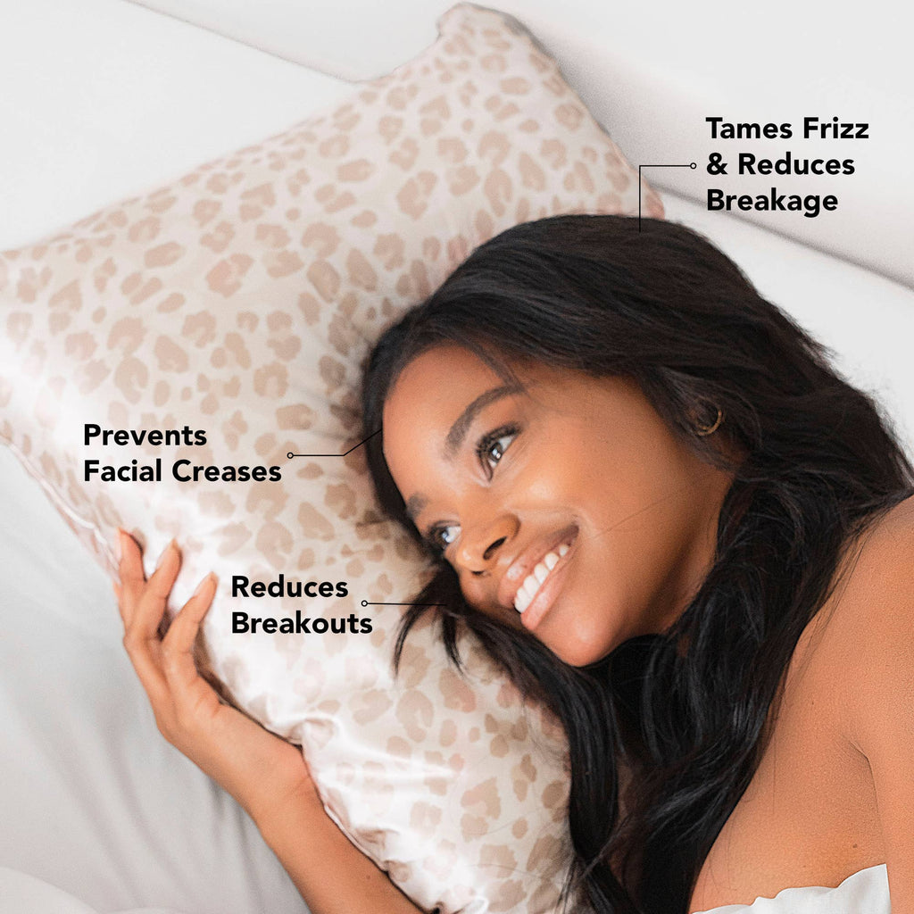 Satin Pillowcase - Leopard - The Edit LLC