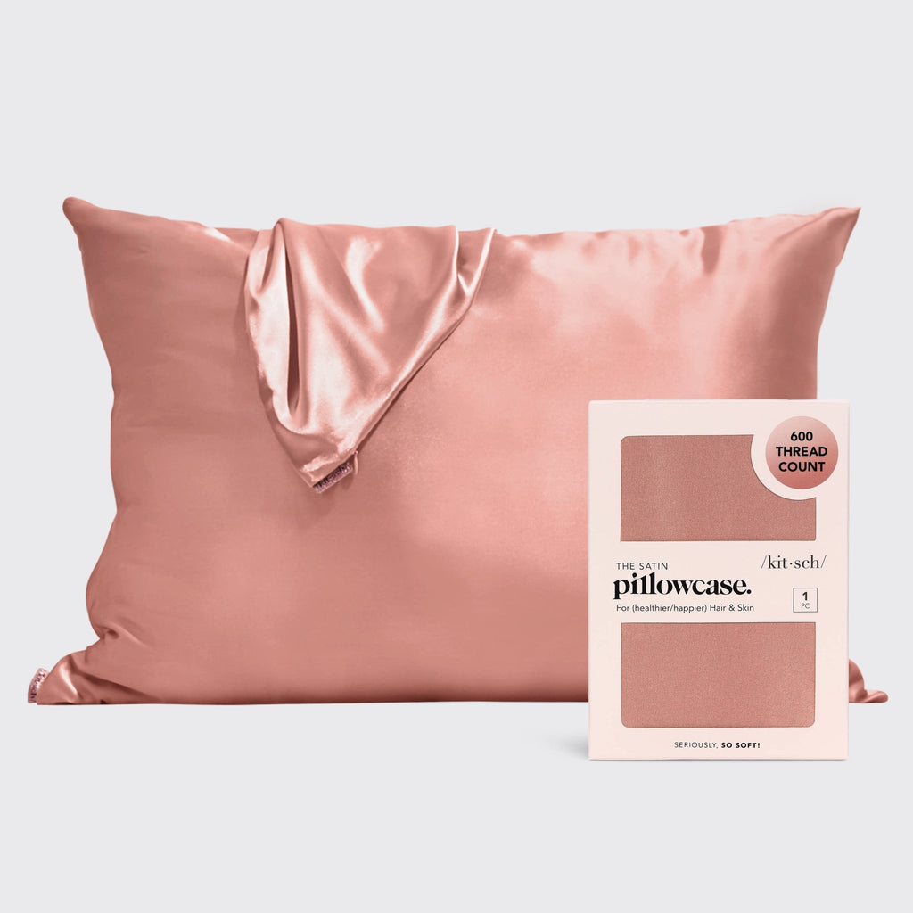Satin Pillowcase - Terracotta - The Edit LLC