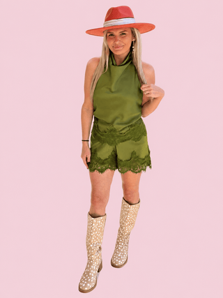 Satin Short Set - The Edit LLC