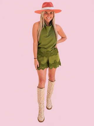 Satin Short Set - The Edit LLC