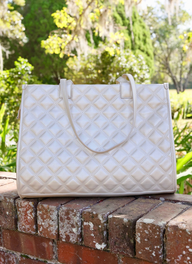 Shane Tote PEARL QUILTED DQ: Default - The Edit LLC