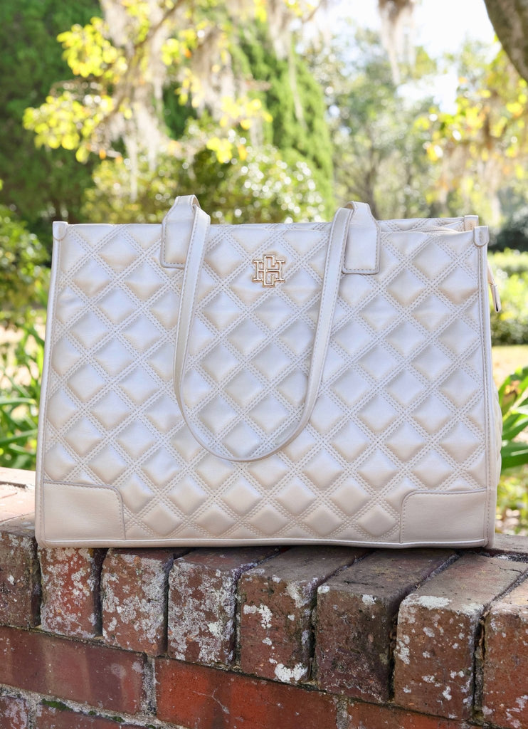 Shane Tote PEARL QUILTED DQ: Default - The Edit LLC