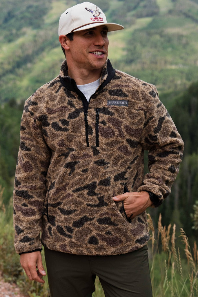 Sherpa Quarter - Zip - Rocky Mountain Camo - The Edit LLC