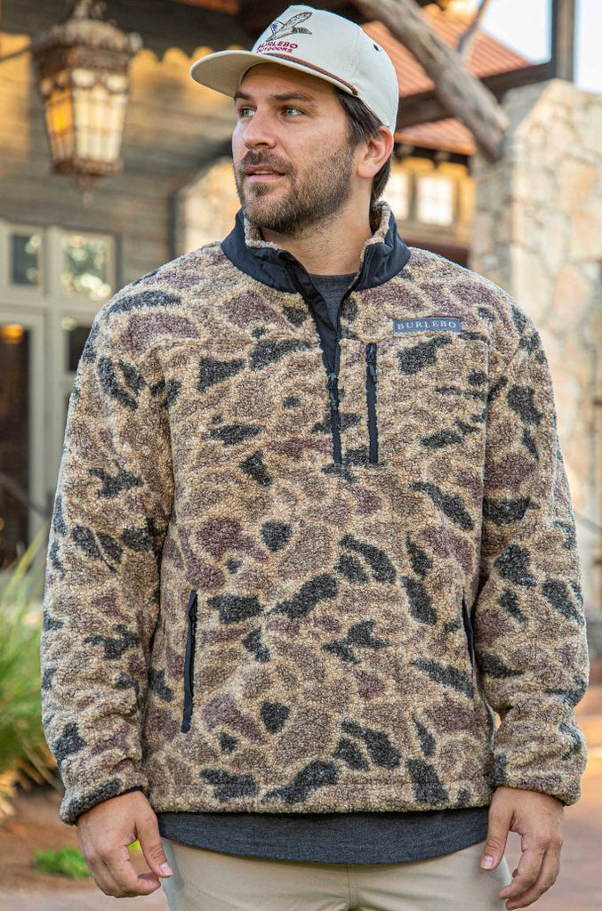 Sherpa Quarter - Zip - Rocky Mountain Camo - The Edit LLC