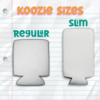 Shop small for the holidays custom business name koozies : Slims - The Edit LLC