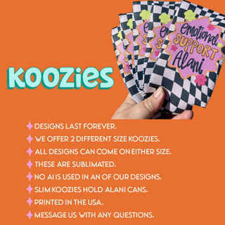Shop small for the holidays custom business name koozies : Slims - The Edit LLC