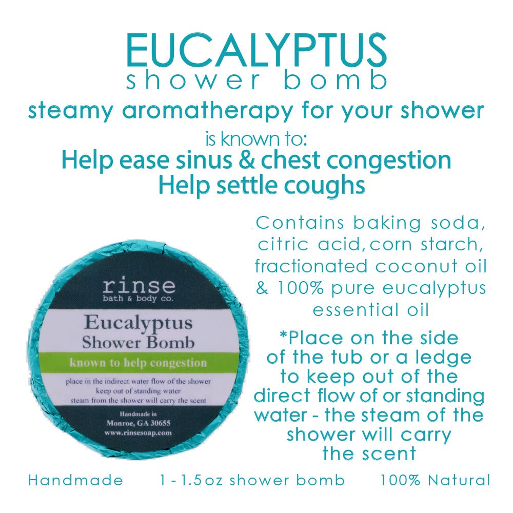 Shower Bomb - Eucalyptus - The Edit LLC