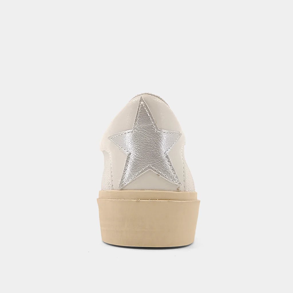 Shu Shop Sienna Silver Sneakers - The Edit LLC