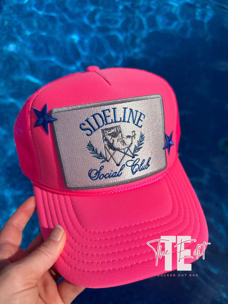 Sideline Social Club Trucker Hat - The Edit LLC