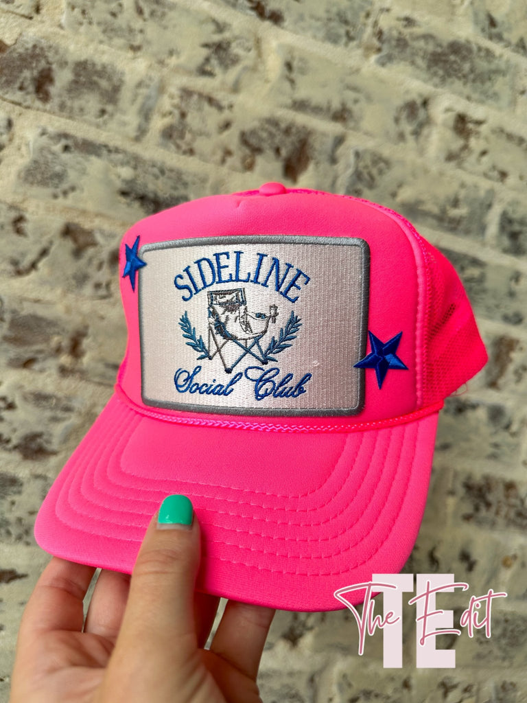 Sideline Social Club Trucker Hat - The Edit LLC