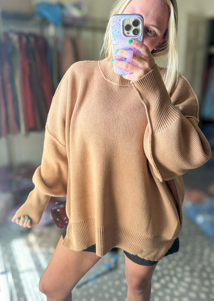 So Be It Oversized Sweater - The Edit LLC