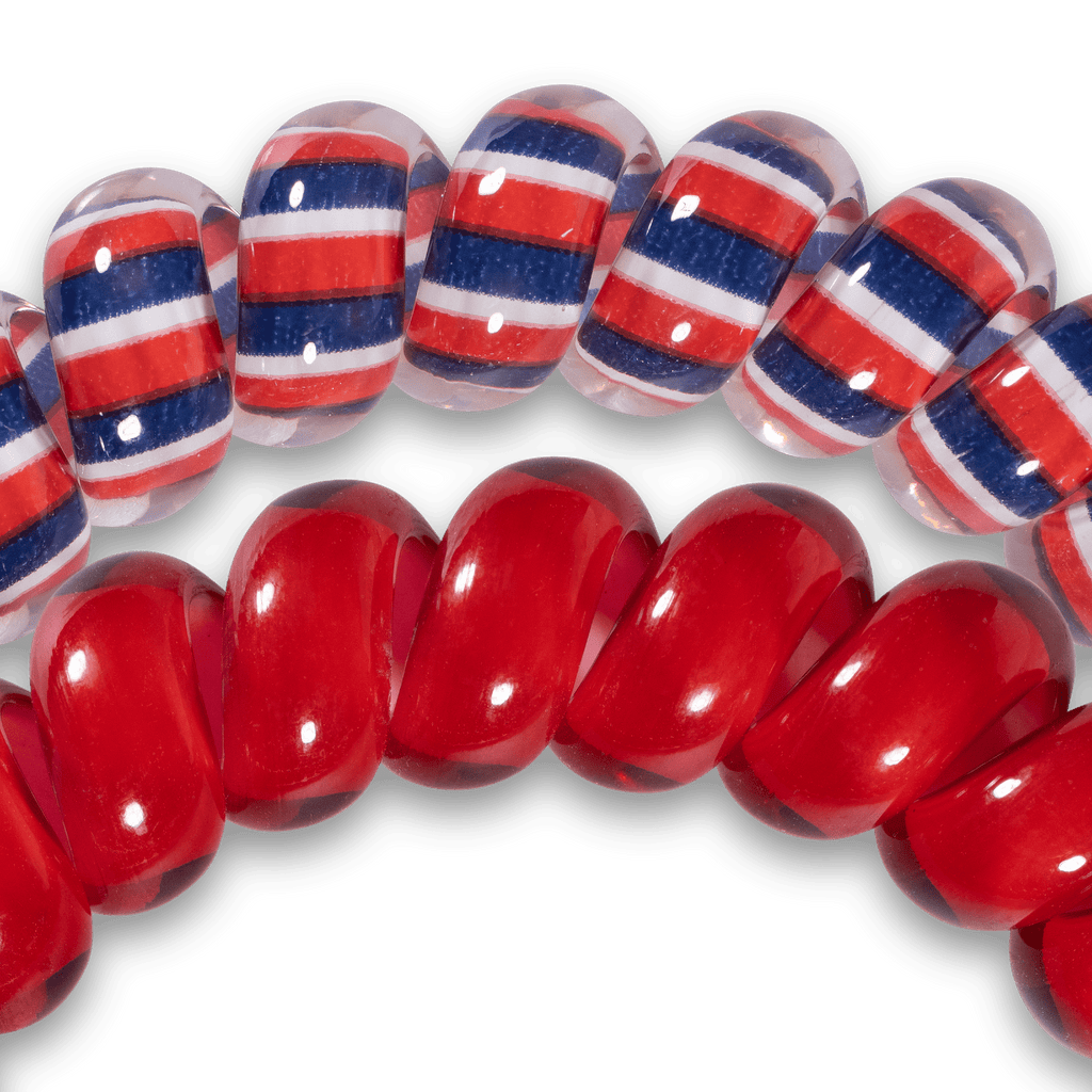 Spiral Hair Coils | Small | Univ. of Mississippi Hair Ties - The Edit LLC