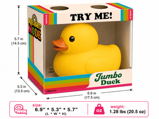 Squishy Mode Jumbo Duck Sensory Toys  - The Edit LLC