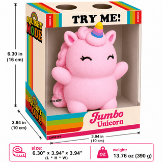 Squishy Mode Jumbo Unicorn Sensory Toys  - The Edit LLC