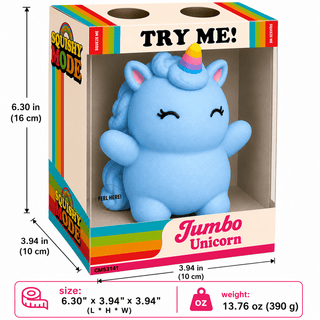 Squishy Mode Jumbo Unicorn Sensory Toys  - The Edit LLC