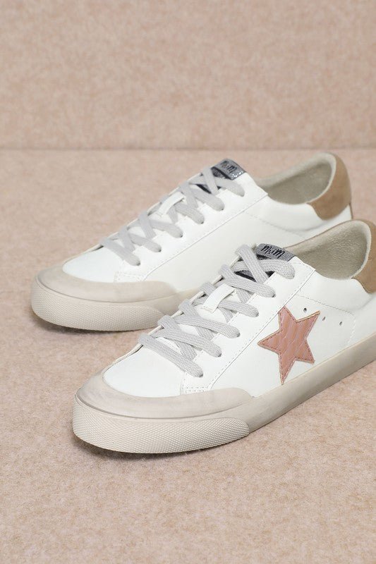 Star, Low Top Sneakers - The Edit LLC