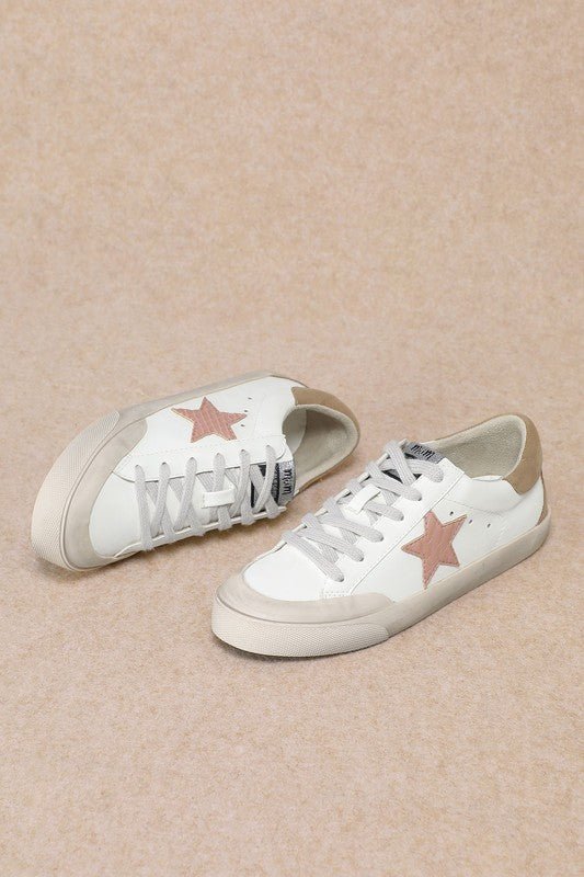 Star, Low Top Sneakers - The Edit LLC